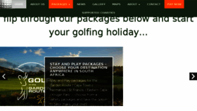 What Golfinthegardenroute.com website looked like in 2018 (5 years ago)