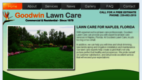 What Goodwinlawncarenaples.com website looked like in 2018 (5 years ago)