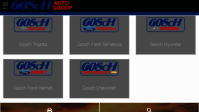 What Goschauto.com website looked like in 2018 (5 years ago)