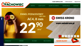 What Grupafachowiec.pl website looked like in 2018 (5 years ago)