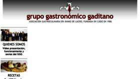What Grupogastronomicogaditano.com website looked like in 2018 (5 years ago)