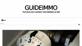 What Guide-immobilier.net website looked like in 2018 (5 years ago)