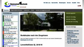 What Gym-bleckede.de website looked like in 2018 (5 years ago)