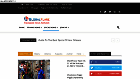 What Globalflare.com website looked like in 2018 (5 years ago)