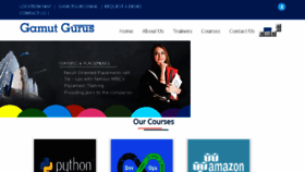What Gamutgurus.com website looked like in 2018 (5 years ago)