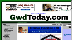 What Gwdtoday.com website looked like in 2018 (5 years ago)
