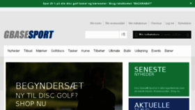 What Gbasesport.dk website looked like in 2018 (5 years ago)