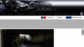 What Genesisforums.com website looked like in 2018 (5 years ago)