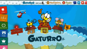 What Gaturro.com website looked like in 2018 (5 years ago)