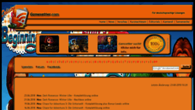 What Gamesetter.com website looked like in 2018 (5 years ago)
