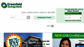 What Greenfieldsavings.com website looked like in 2018 (5 years ago)