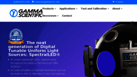 What Gamma-sci.com website looked like in 2018 (5 years ago)