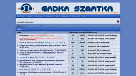 What Gszforum.pl website looked like in 2018 (5 years ago)