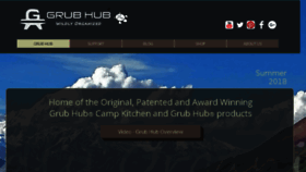 What Grubhubusa.com website looked like in 2018 (5 years ago)