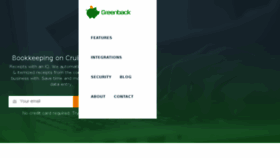 What Greenback.com website looked like in 2018 (5 years ago)