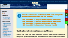 What Gut-grubnow.de website looked like in 2018 (5 years ago)