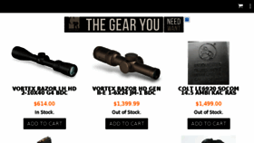 What Gandrtactical.com website looked like in 2018 (5 years ago)