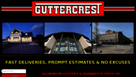 What Guttercrest.co.uk website looked like in 2018 (5 years ago)