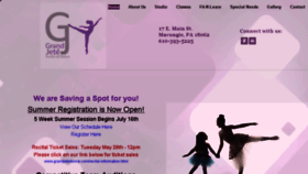 What Grandjetedance.com website looked like in 2018 (5 years ago)