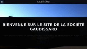 What Gaudissard.fr website looked like in 2018 (5 years ago)