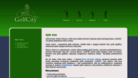 What Golfcity.lt website looked like in 2018 (5 years ago)