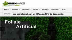 What Greenmarket.mx website looked like in 2018 (5 years ago)