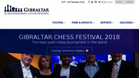 What Gibraltarchesscongress.com website looked like in 2018 (5 years ago)