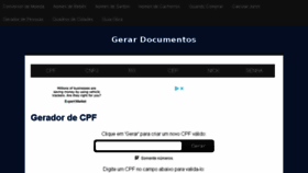 What Gerardocumentos.com.br website looked like in 2018 (5 years ago)
