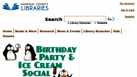What Garfieldlibraries.org website looked like in 2018 (5 years ago)