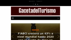 What Gacetadelturismo.com website looked like in 2018 (5 years ago)