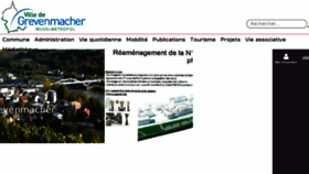 What Grevenmacher.lu website looked like in 2018 (5 years ago)