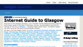 What Glasgowdirectory.info website looked like in 2018 (5 years ago)