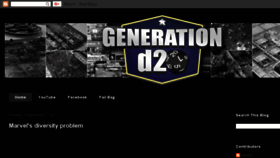 What Generationd20.com website looked like in 2018 (5 years ago)