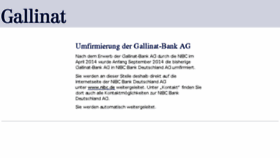 What Gallinat.de website looked like in 2018 (5 years ago)