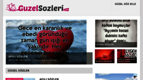 What Guzelsozleri.com website looked like in 2018 (7 years ago)