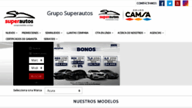 What Gruposuperautos.mx website looked like in 2018 (5 years ago)