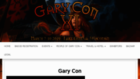 What Garycon.com website looked like in 2018 (5 years ago)