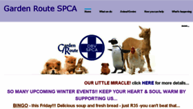 What Grspca.co.za website looked like in 2018 (5 years ago)