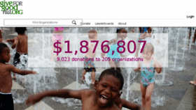 What Giveforgoodnla.org website looked like in 2018 (5 years ago)