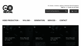 What Gorental.sg website looked like in 2018 (5 years ago)