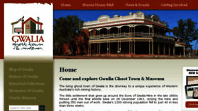 What Gwalia.org.au website looked like in 2018 (5 years ago)