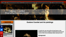 What Gustave-courbet.com website looked like in 2018 (5 years ago)
