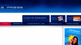 What Gsm-express.fr website looked like in 2018 (5 years ago)