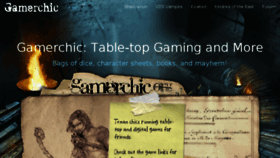 What Gamerchic.org website looked like in 2018 (5 years ago)