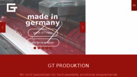 What Gt-produktion.de website looked like in 2018 (5 years ago)