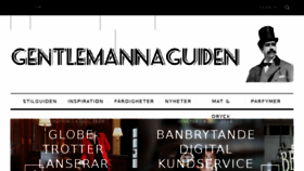 What Gentlemannaguiden.com website looked like in 2018 (5 years ago)