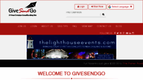 What Givesendgo.com website looked like in 2018 (5 years ago)