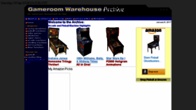 What Gameroomwarehouse.com website looked like in 2018 (5 years ago)