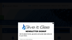 What Giveitgas.co.za website looked like in 2018 (5 years ago)