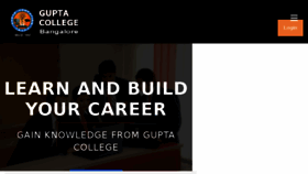 What Guptacollege.org website looked like in 2018 (5 years ago)